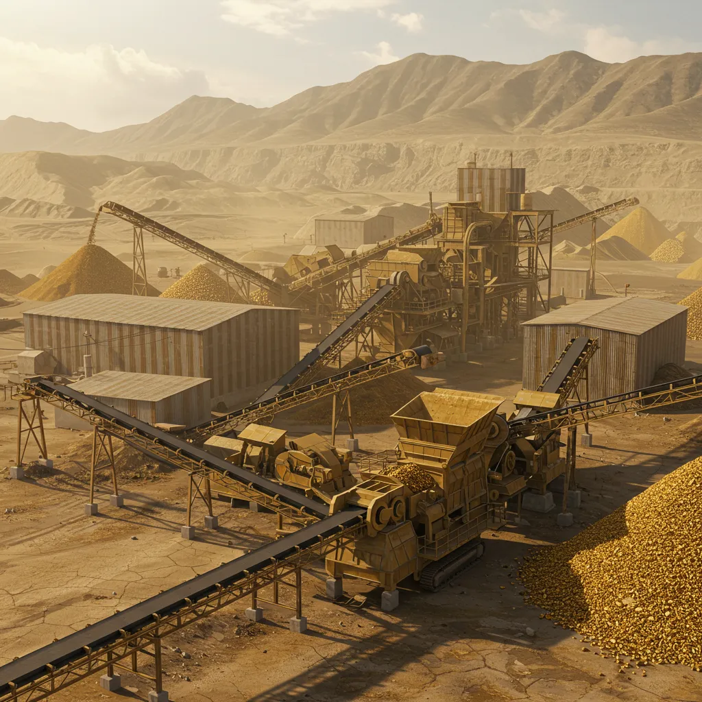 Gold processing facility in Pakistan