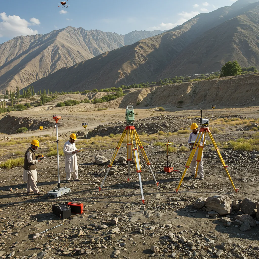Mineral exploration survey in Pakistan